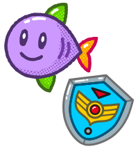 Fish Shield Doodle