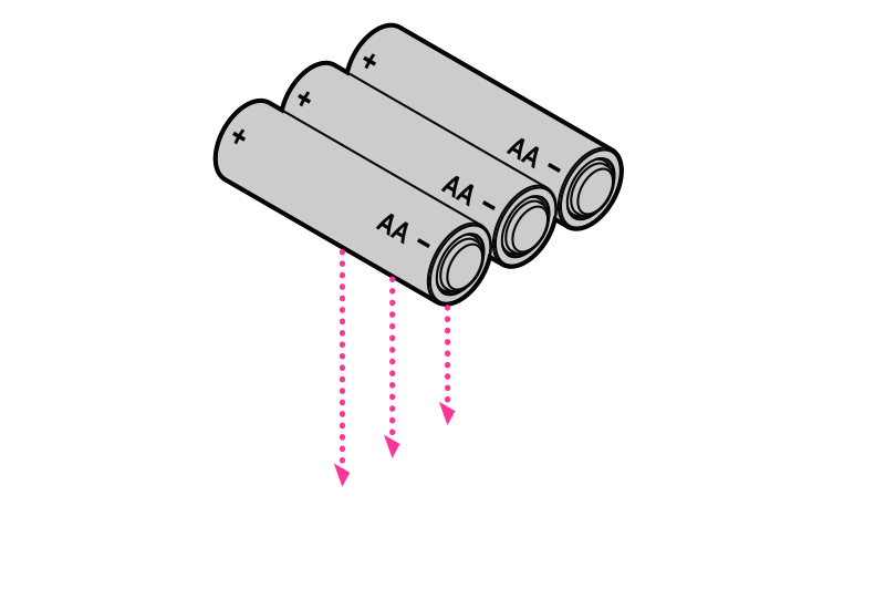 Battery orientation diagram