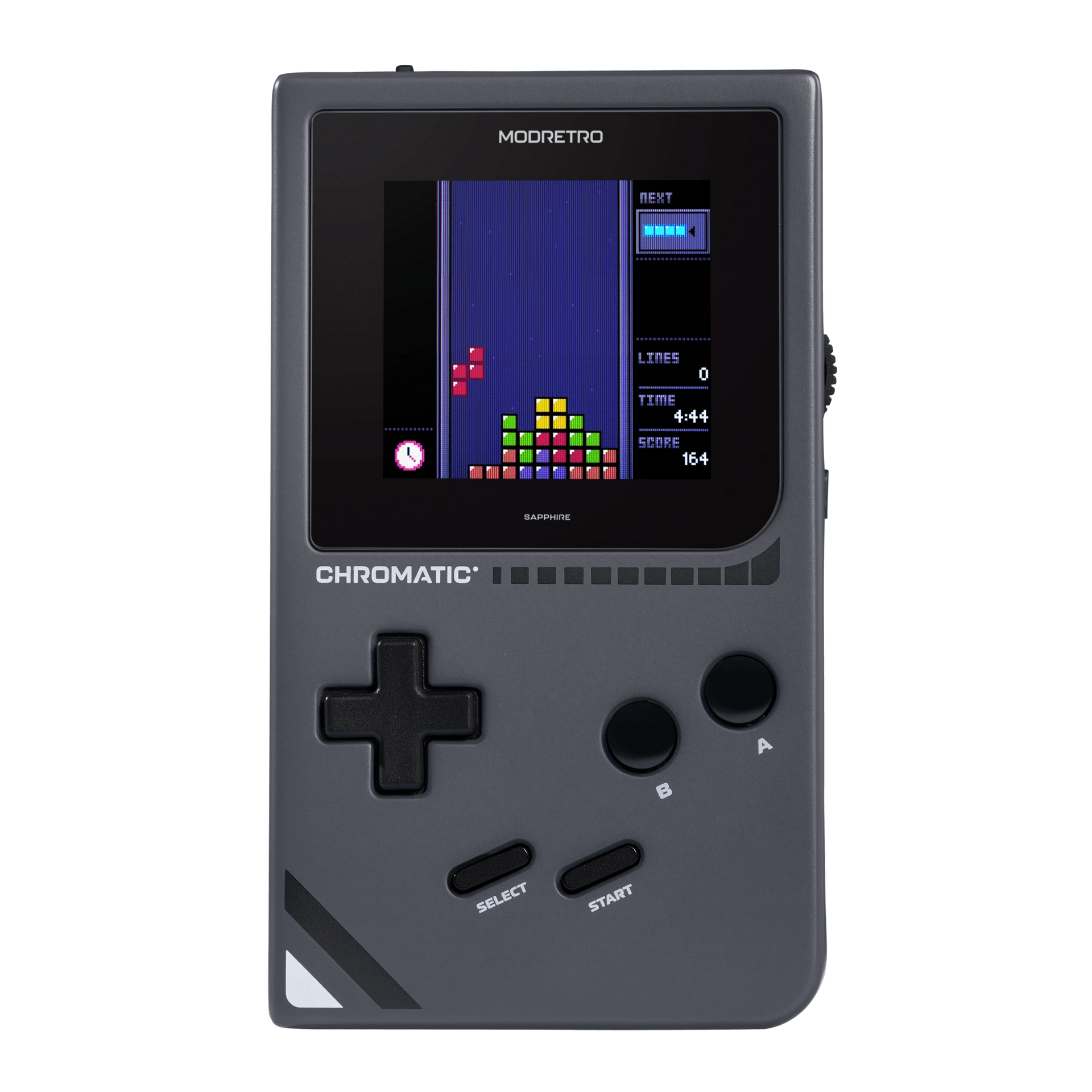 Modretro Chromatic Midnight バッテリー付き Chromatic + Tetris Bundle – ModRetro