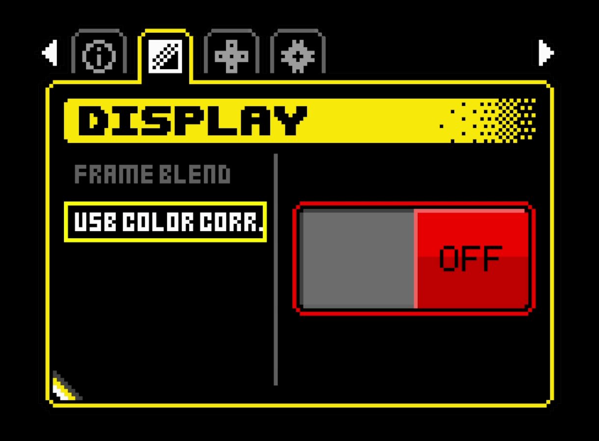 Display USB Color Correction